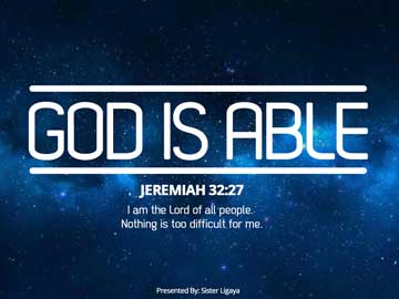 God is Able